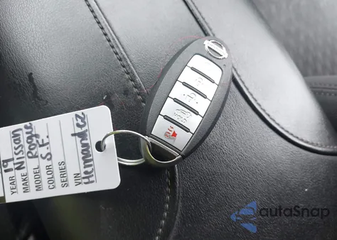 2019 Nissan Rogue Sv из США, поврежденный, VIN JN8AT2MV3KW384356